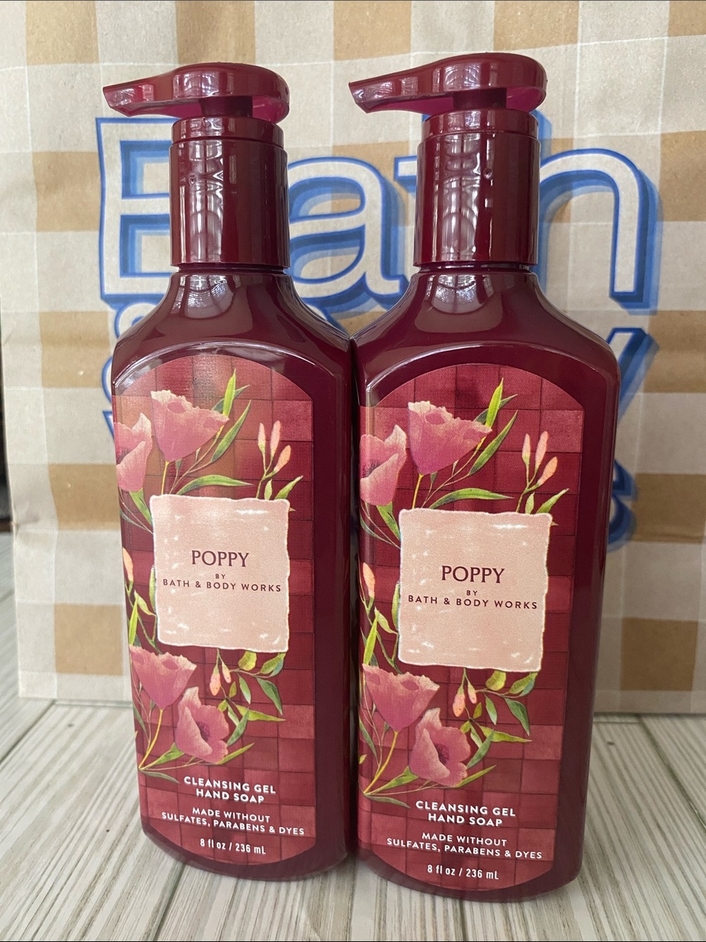 POPPY Cleansing Gel Hand Soap 2 Pack